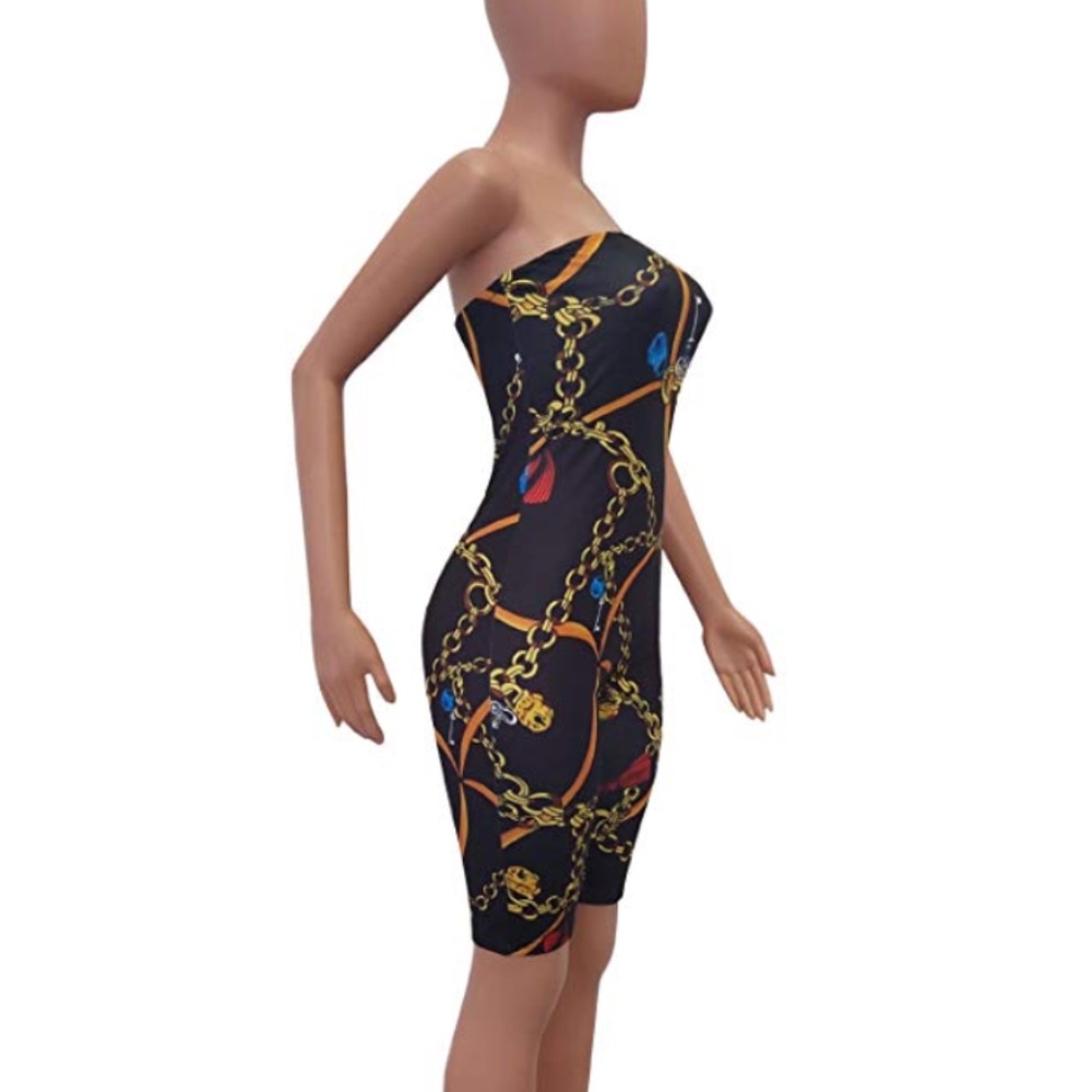 Bodycon Capri Jumpsuits Rompers - Picture 3 of 5